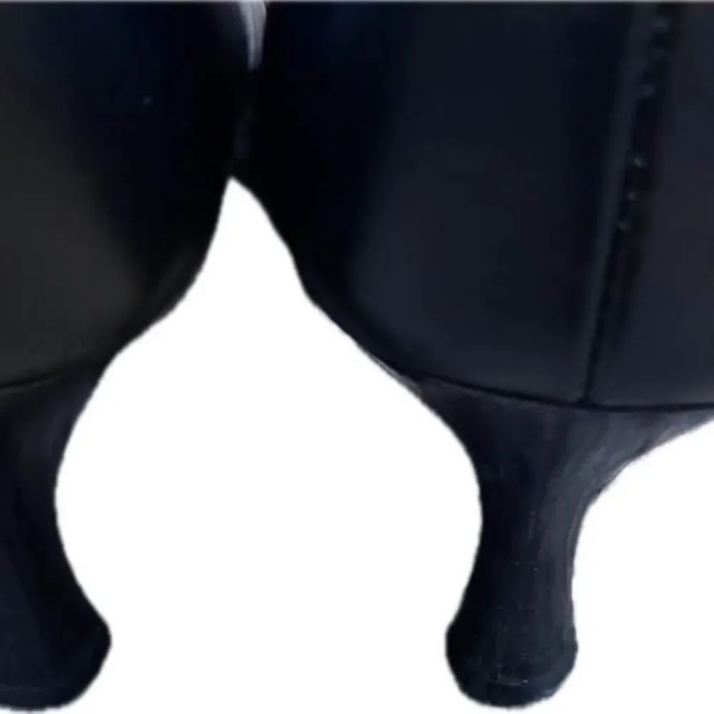 Etienne Aigner Black Buckle Loafers - Size 8M